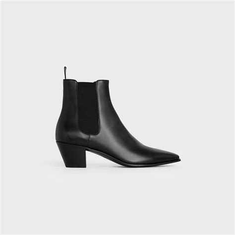 celine boots for men|calfskin chelsea boots.